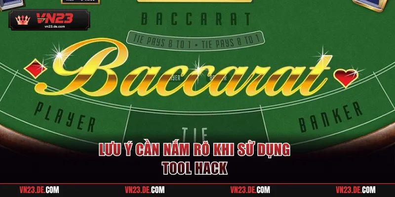 Lưu ý cần nắm rõ khi sử dụng tool hack