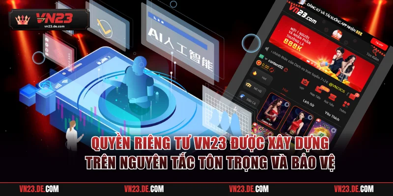 Quyền riêng tư VN23 được xây dựng trên nguyên tắc tôn trọng và bảo vệ